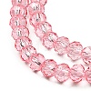 Transparent Baking Paint Glass Beads Strands DGLA-A034-T4mm-D08-3