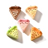 Cute Opaque Resin Pendants RESI-S014-01-1