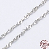 925 Sterling Silver Rope Chains Necklaces X-STER-E007-2B-3