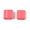 2-Hole Baking Paint Glass Seed Beads SEED-S023-17C-18-3