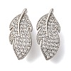 Brass Micro Pave Cubic Zirconia Pendant Bails KK-D378-15P-1