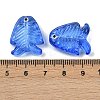 Transparent Glass Enamel Beads LAMP-U004-06O-3