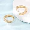 Women's Brass Earrings KK-CBA8EB2-15G-3
