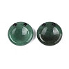 Natural Green Aventurine Thumb Worry Stone G-Q602-12C-1