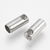 201 Stainless Steel Cord Ends X-STAS-S028-35-2