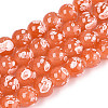 Baking Paint Glass Beads Strands DGLA-N015-10mm-04-1