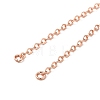 Rack Plating Brass Cable Chain Link Bracelet Making KK-TAC0016-05RG-2