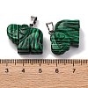 Natural & Synthetic Mixed Gemstone Pendants G-B127-05P-3