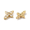 Brass Micro Pave Cubic Zirconia Pendants X-KK-B059-18G-2