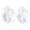 Transparent Glass Petal Beads GLAA-N001-21-4