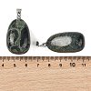 Natural Kambaba Jasper Tumbled Stone Pendants GG-K002-06H-2