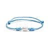 Natural Pearl Beaded Bracelet BJEW-JB08161-4