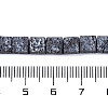 Frosted Natural Lava Rock Beads Strands G-E618-06-4