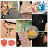 150Pcs Opaque Resin Beads RESI-PH0002-76C-5