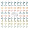 100Pcs 8mm Natural Morganite Round Beads DIY-LS0002-44-2