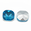 Pointed Back Glass Rhinestone Cabochons RGLA-T032-10x10mm-13-2