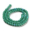 Opaque Solid Color Imitation Jade Glass Beads Strands EGLA-A039-P4mm-L07-2