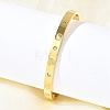 304 Stainless Steel Cuff Bangles BJEW-P348-02C-G-3