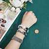 1 Set CCB Plastic Bangles Sets for Women BJEW-SP0001-36-3