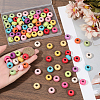 100Pcs Synthetic Turquoise European Beads TURQ-PA0001-04-3