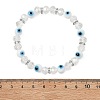 Handmade Lampwork & Glass Beads Stretch Bracelets for Women BJEW-JB13804-3