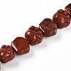Natural Red Jasper Beads Strands G-M108-A12-01-4