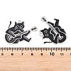 Alloy Enamel Pendants ENAM-L056-02P-02-3