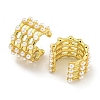 Brass Cuff Earrings EJEW-C104-069G-2