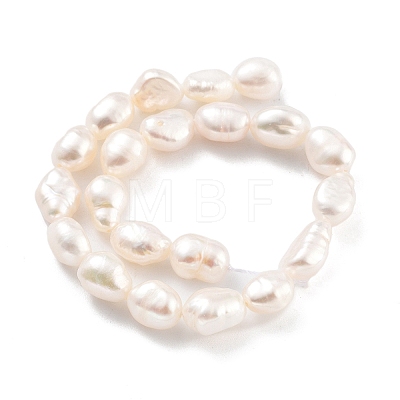 Natural Cultured Freshwater Pearl Beads Strands PEAR-P062-28I-1