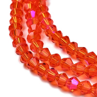 Transparent Electroplate Glass Beads Strands LS-EGLA-A039-T2mm-L14-1