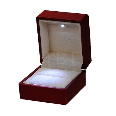 Valentines Day Gifts Packaging Wood Finger Ring Boxes OBOX-O001-12-1