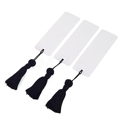 6Pcs Blank Kraft Paper Bookmark AJEW-TADJ0001-31F-1