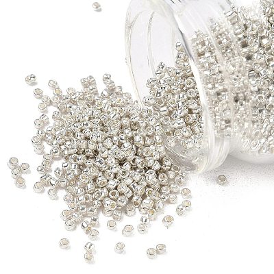 Electroplate 12/0 Glass Seed Beads SEED-Q003-2-1