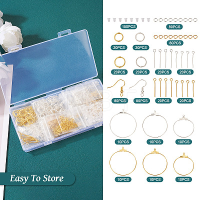 DIY Earring Making Finding Kit DIY-TA0005-03-1