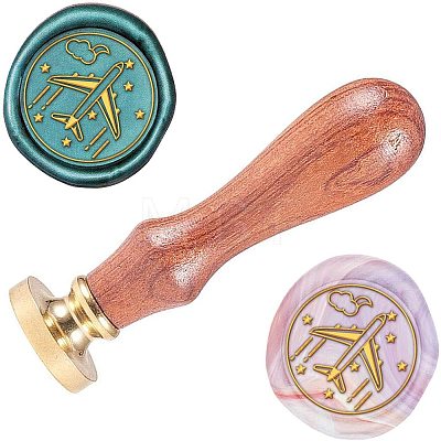 Wax Seal Stamp Set AJEW-WH0131-472-1