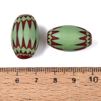 Handmade Millefiori Glass Barrel Beads LA-N002-15D-1