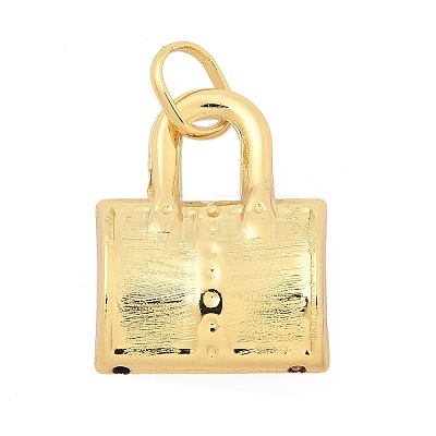 Brass Big Pendants KK-M327-01A-G-1