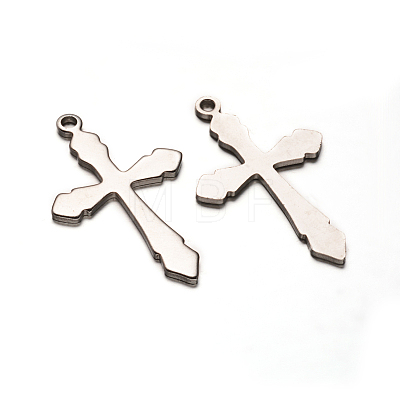 Cross 304 Stainless Steel Pendants STAS-D111-41-1