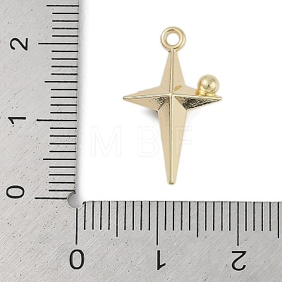 Golden Alloy Pendants PALLOY-U003-09G-09-1