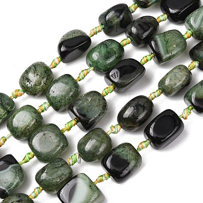 Natural Agate Beads Strands G-F825-G01-01A-1