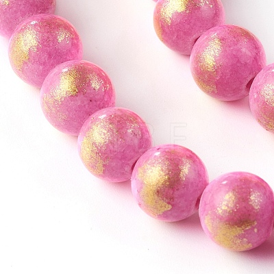 Natural Mashan Jade Beads Strands G-F670-A21-8mm-1