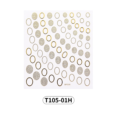 3D Nail Art Stickers Decals MRMJ-T105-01H-1