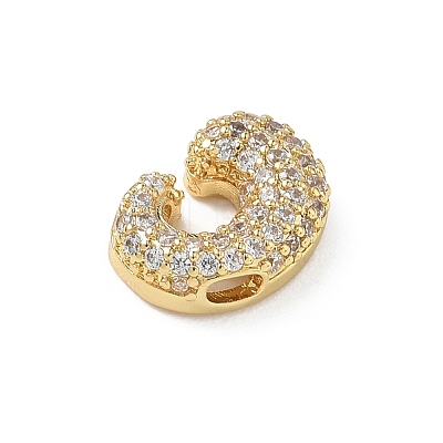 Brass Micro Pave Cubic Zirconia Pendants KK-A300-02G-C-1