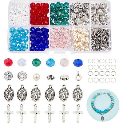 DIY Rosay Jewelry Making Finding Kit DIY-AR0002-78-1