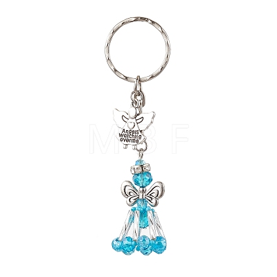 Glass Beaded Keychains KEYC-MZ00031-05-1