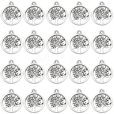 100Pcs Tibetan Style Alloy Pendants FIND-SC0005-58-1