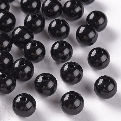 Opaque Acrylic Beads X-MACR-S370-C12mm-S002-1