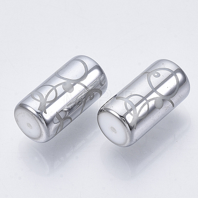 Electroplate Glass Beads EGLA-N003-07F-1