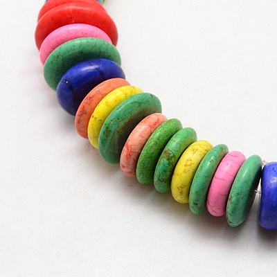 Natural Magnesite Beads Strands TURQ-L009-01-1