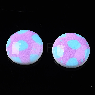 Opaque Resin Cabochons CRES-S308-001-1